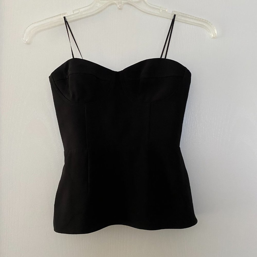 NEW amanda uprichard revolve bustier peplum top